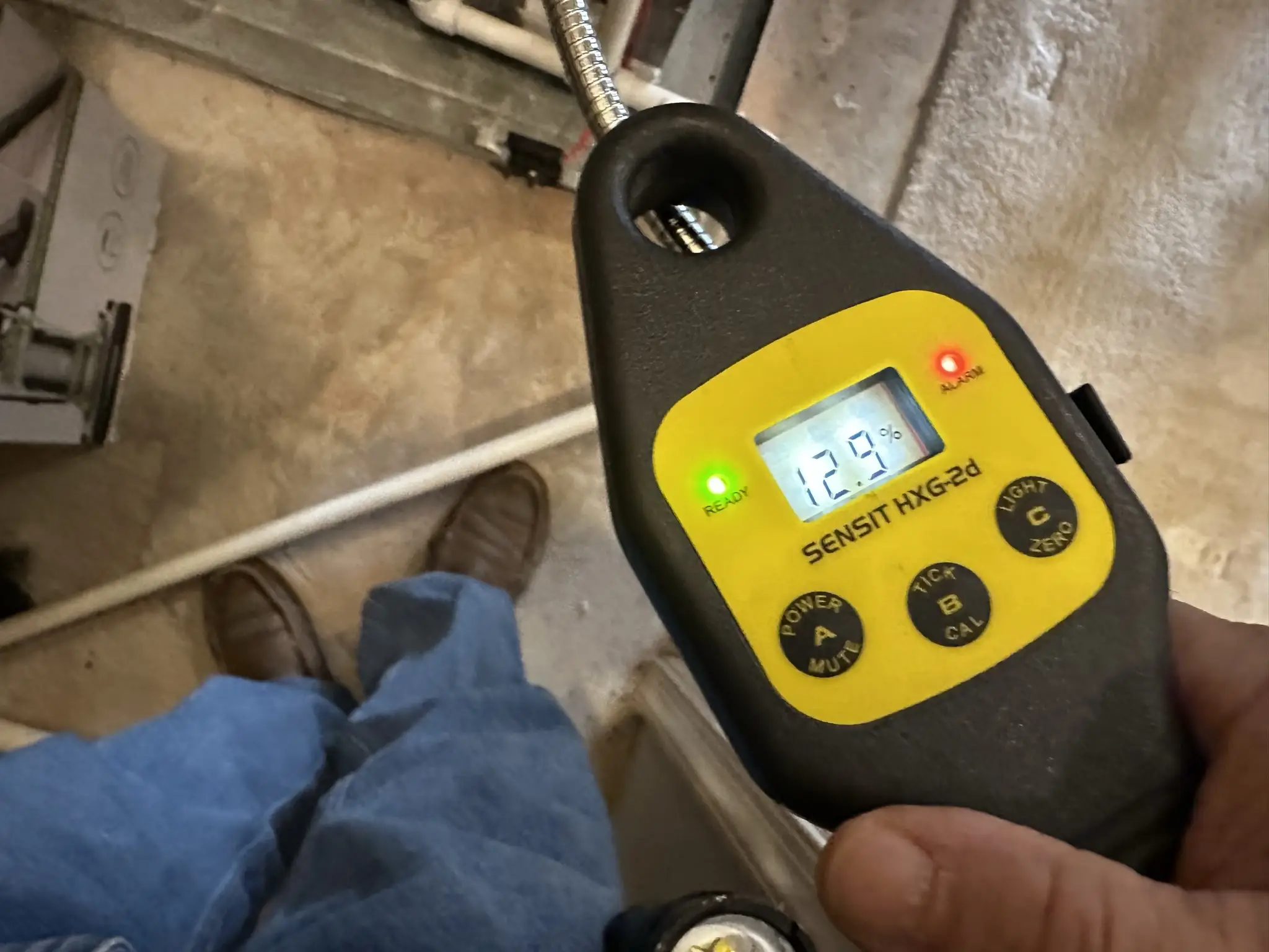 Safety Concern gas leak detected Showalter Property Consultants