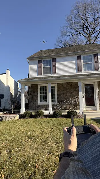 Drone roof inspection