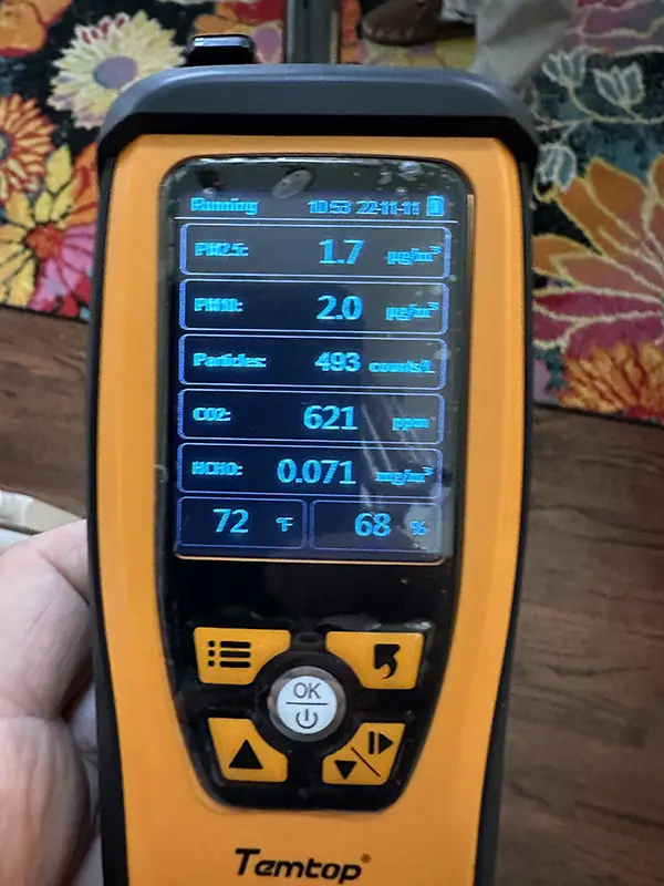 Volatile Organic Compounds  (VOCs), inspected by Showalter Property Consultants in Maryland