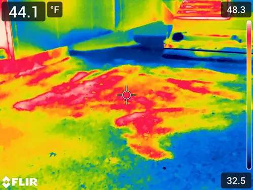 Thermal UAS drone roof inspection